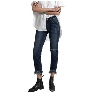 One Teaspoon Awesome Baggies High Waist Straight Leg Denim Jeans, Size 29 NWOT